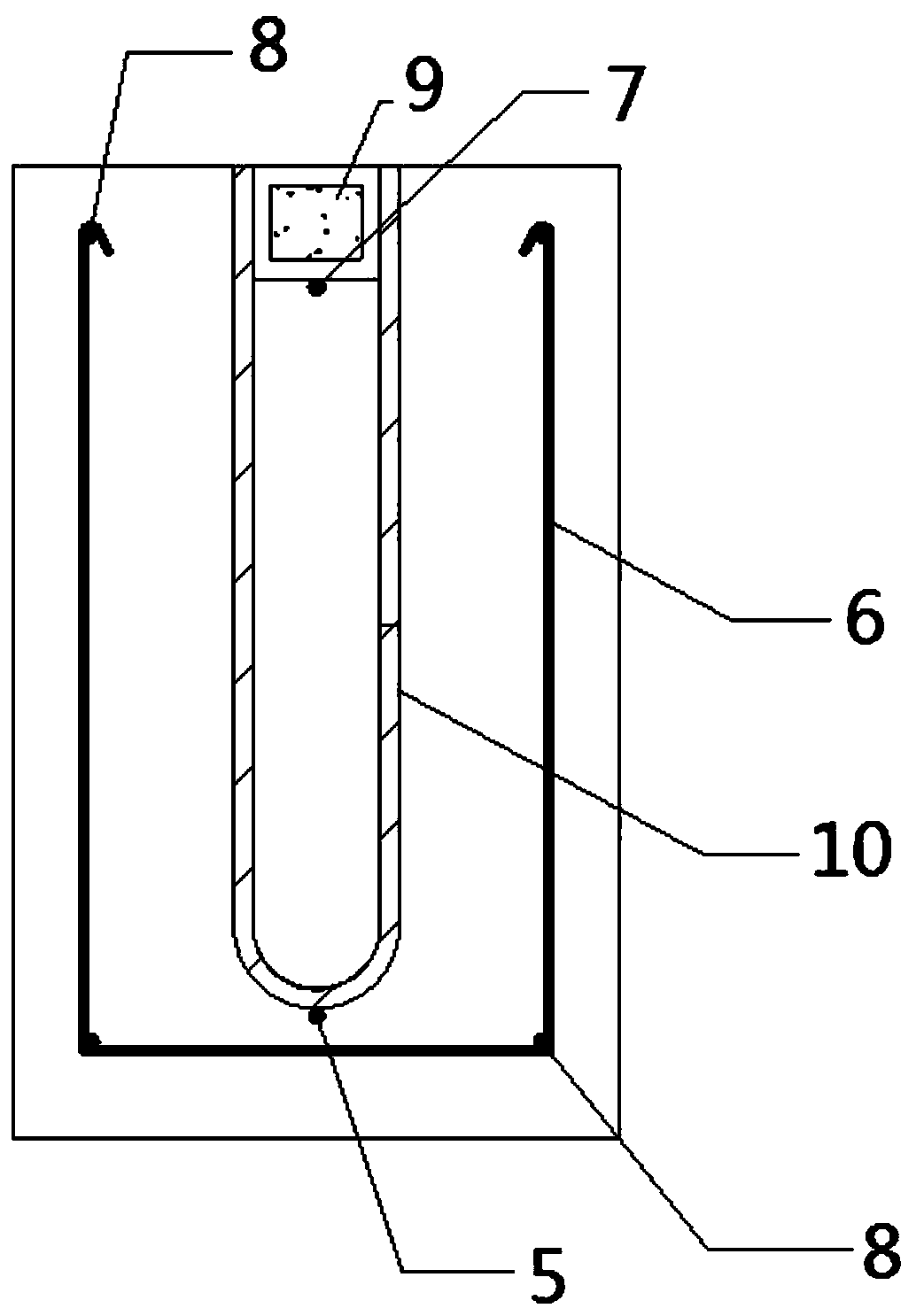 Precast concrete member connecting joint and connecting method