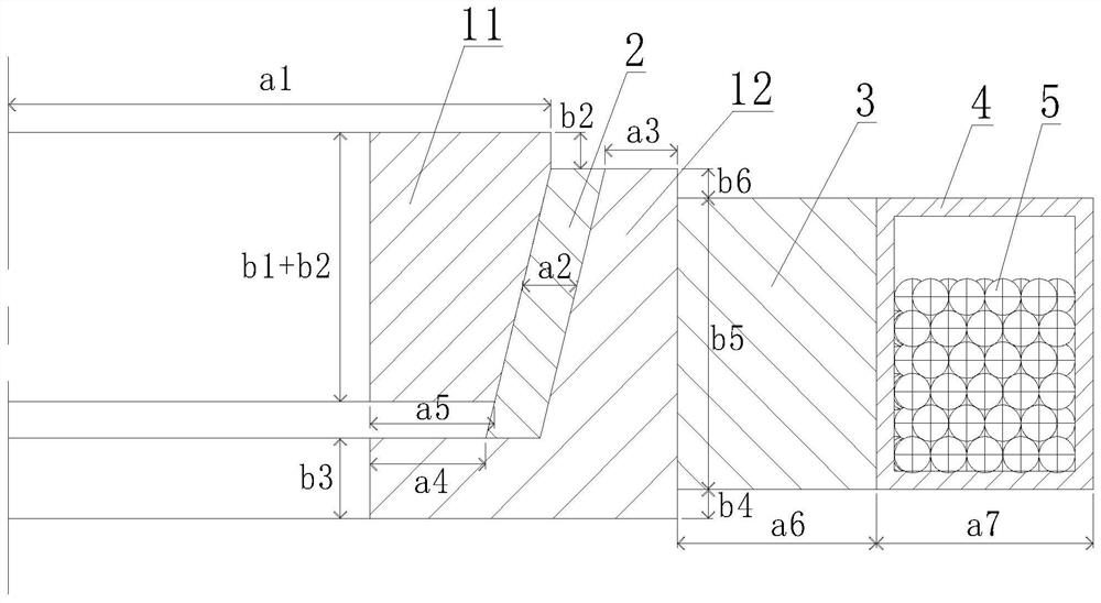 Floating slab track vibration isolator integrating particle damping vibration absorption and band gap vibration resistance