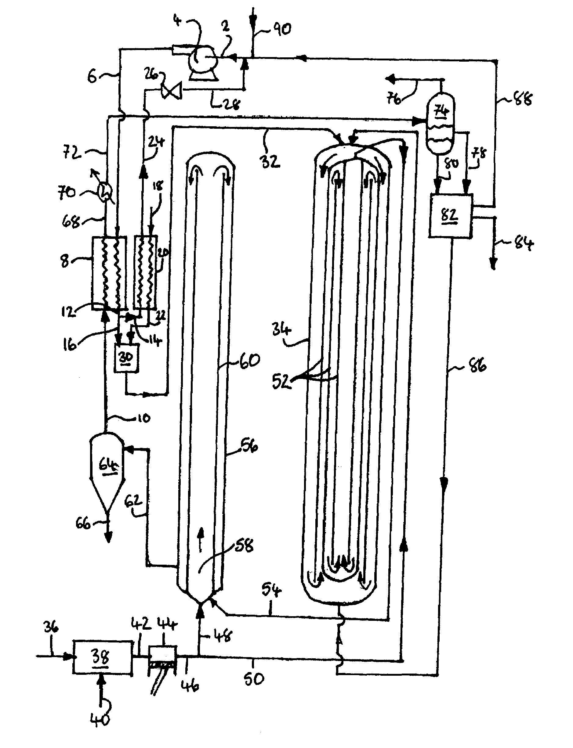 Process and apparatus for upgrading coal using supercritical water