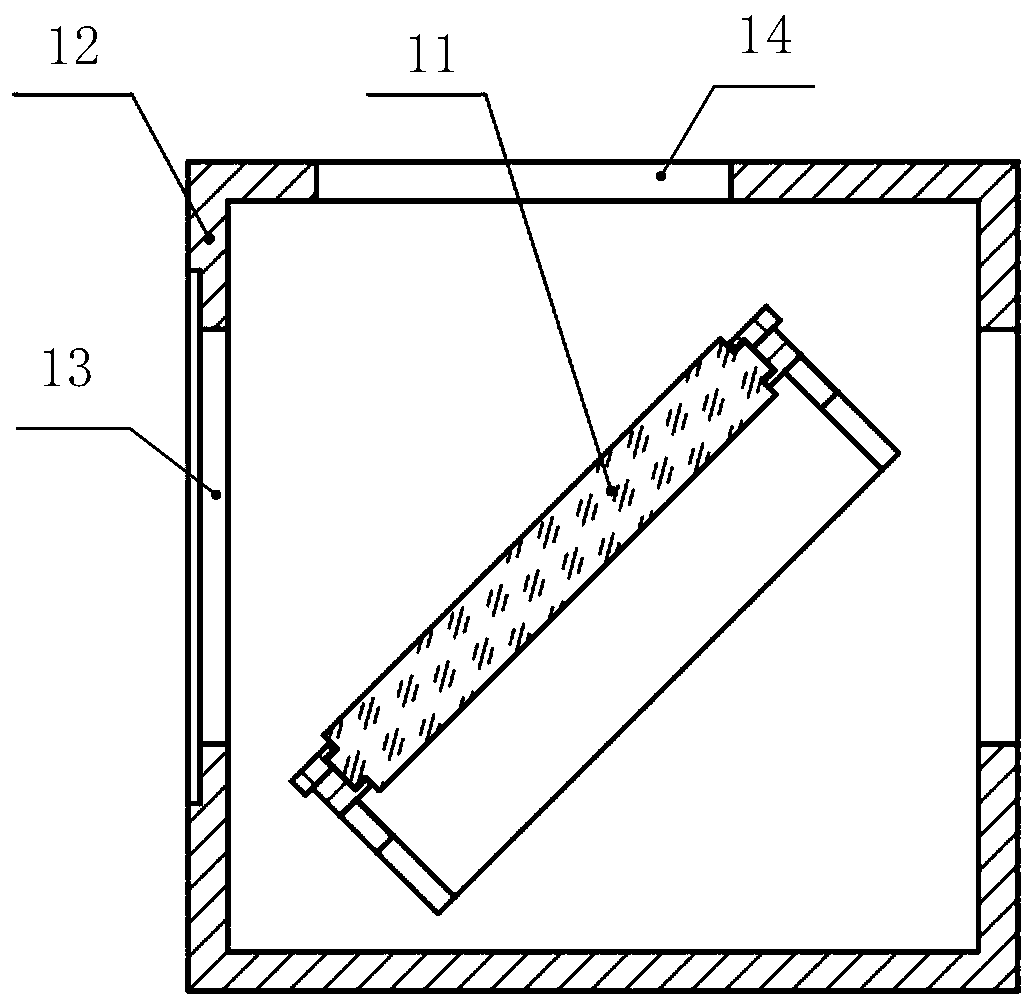 Reflector reflectivity curve measuring device