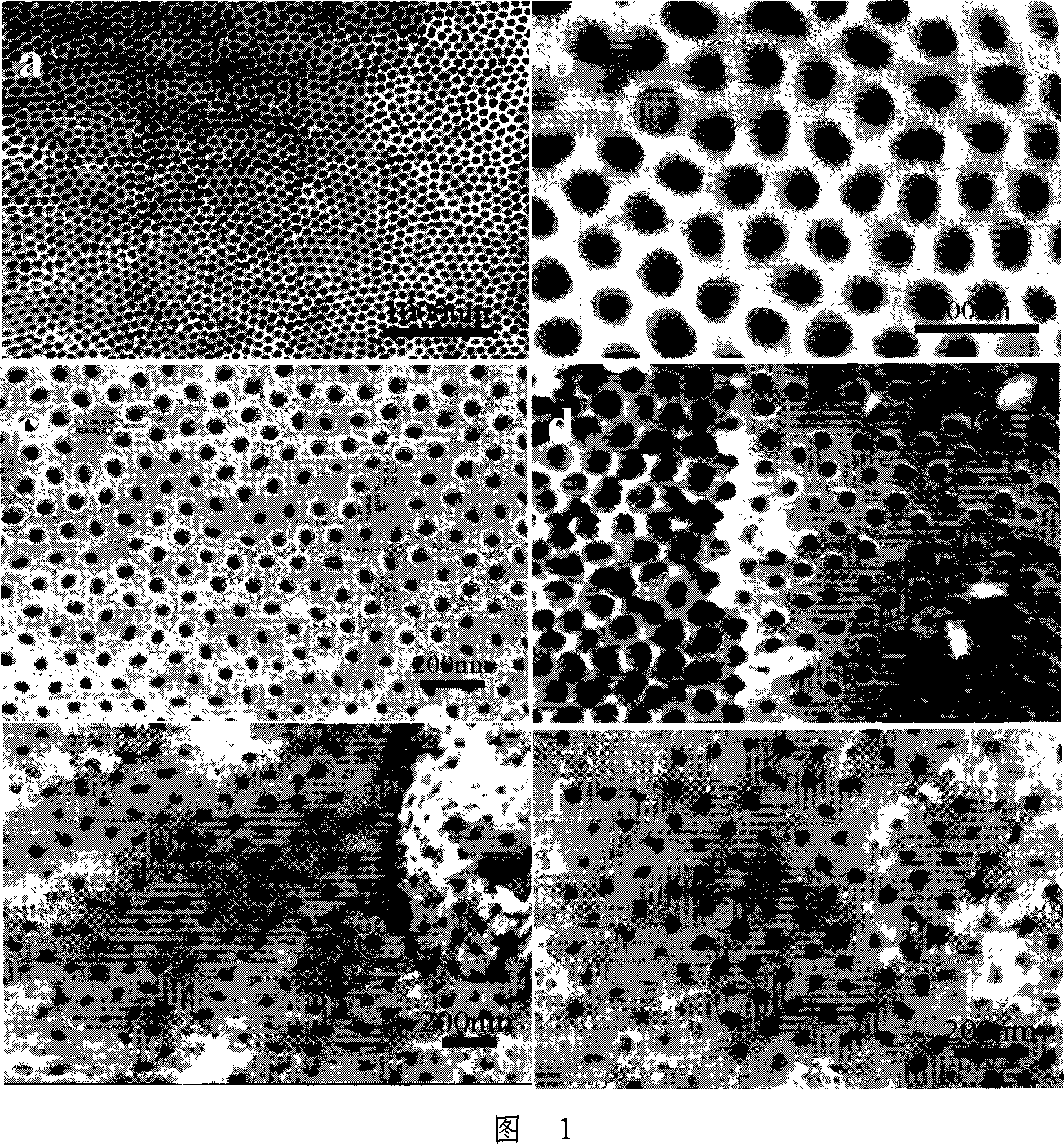 Titanium dioxide nano-pore array thin film and preparation thereof