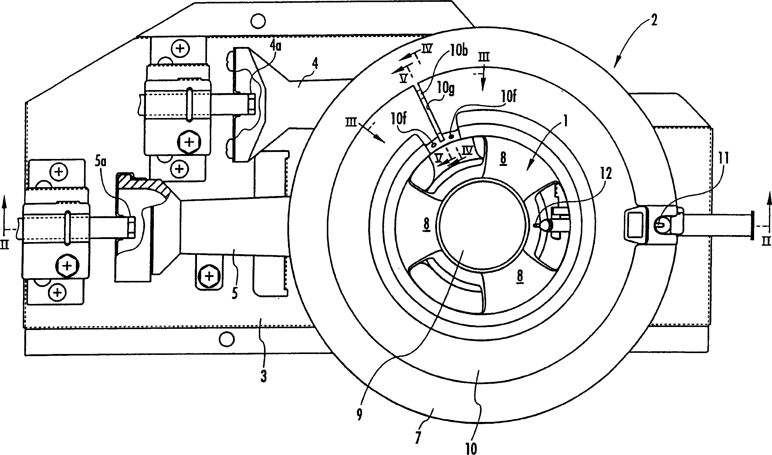 Master and auxiliary combustion device