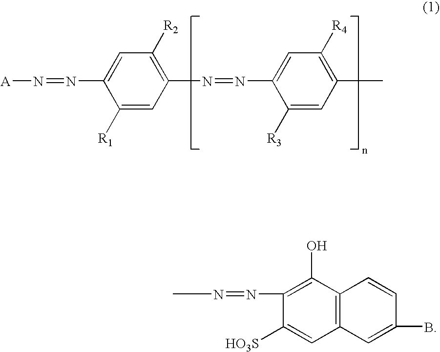 Dye type polarizing plate