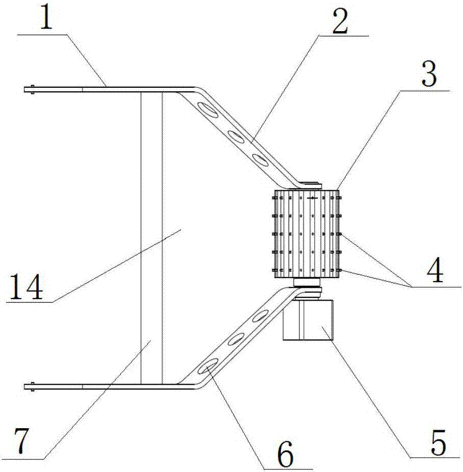 Portable net hauling device of net cage and netting