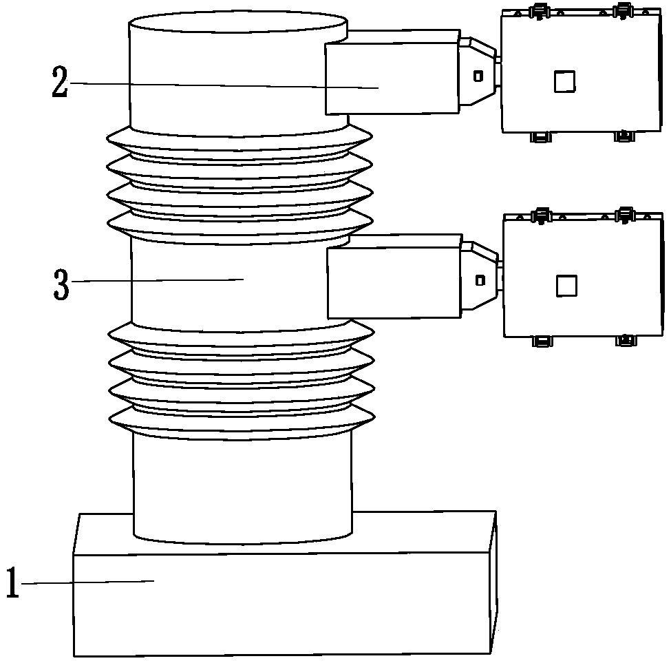 A High-Voltage Circuit Breaker Convenient for Wiring