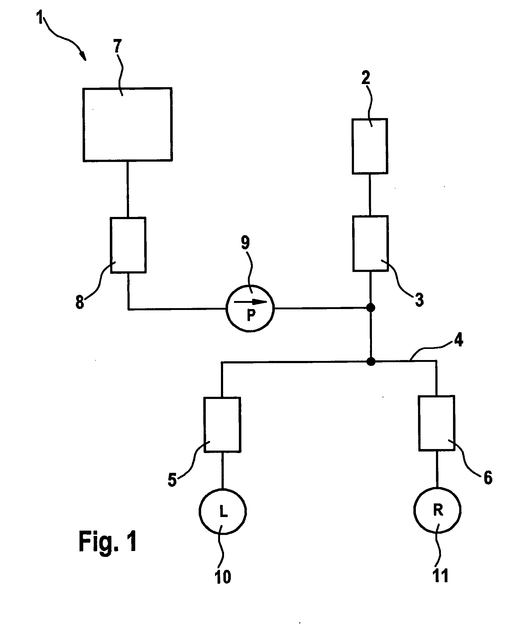 Method for operating an hydraulic brake system in a motovehicle