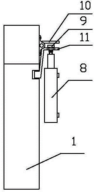 Rolling mechanism used for concave plate printing machine