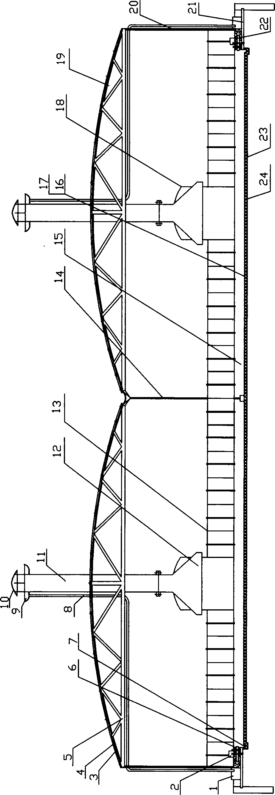 Salt-manufacturing method from bittern in solar greenhouse