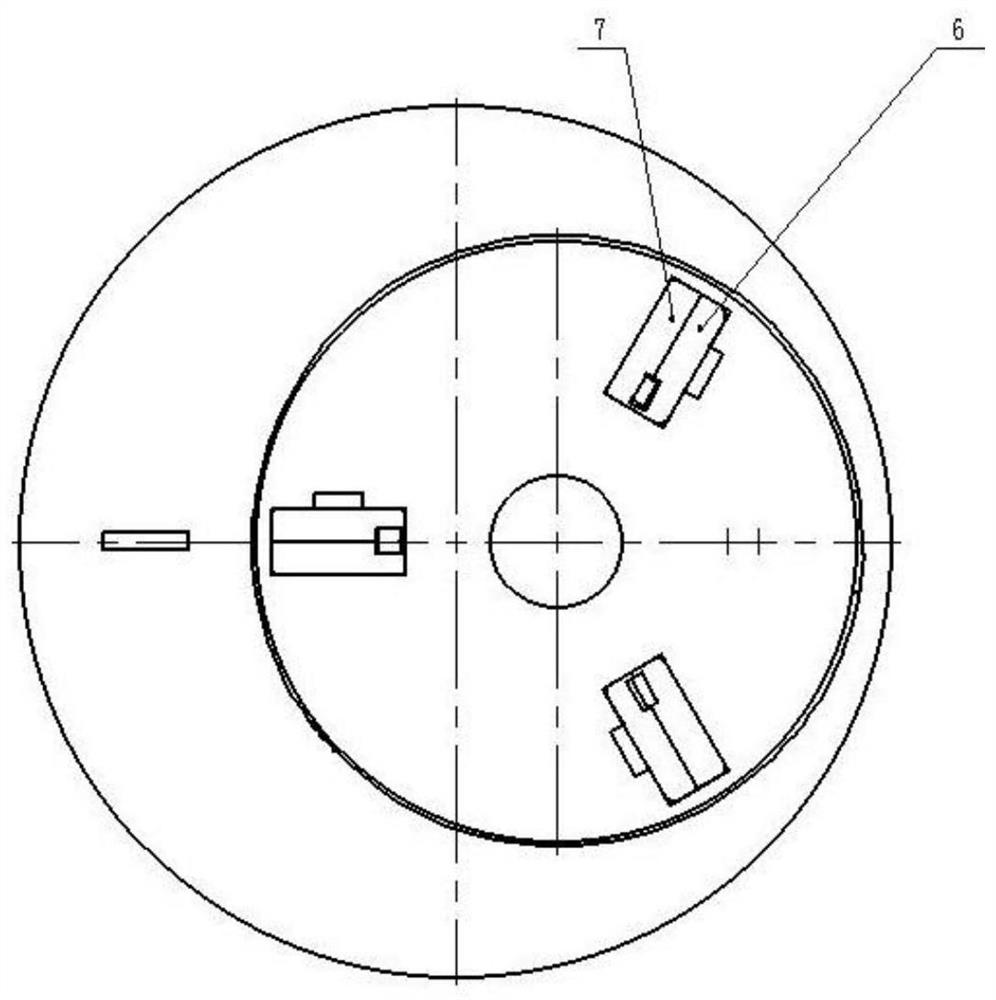 Magazine type one-key medicine dispensing and taking box