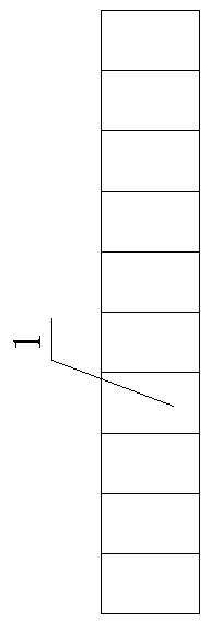 Detection test paper for detecting benzoyl peroxide in flour