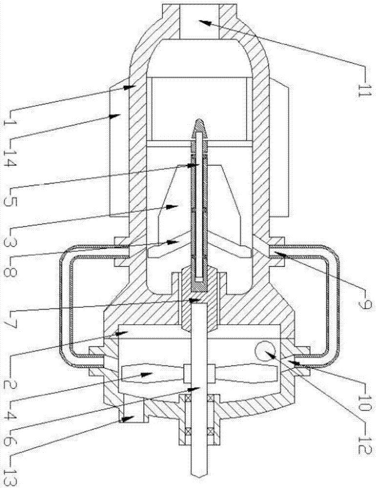 Petroleum mixing and conveying pump