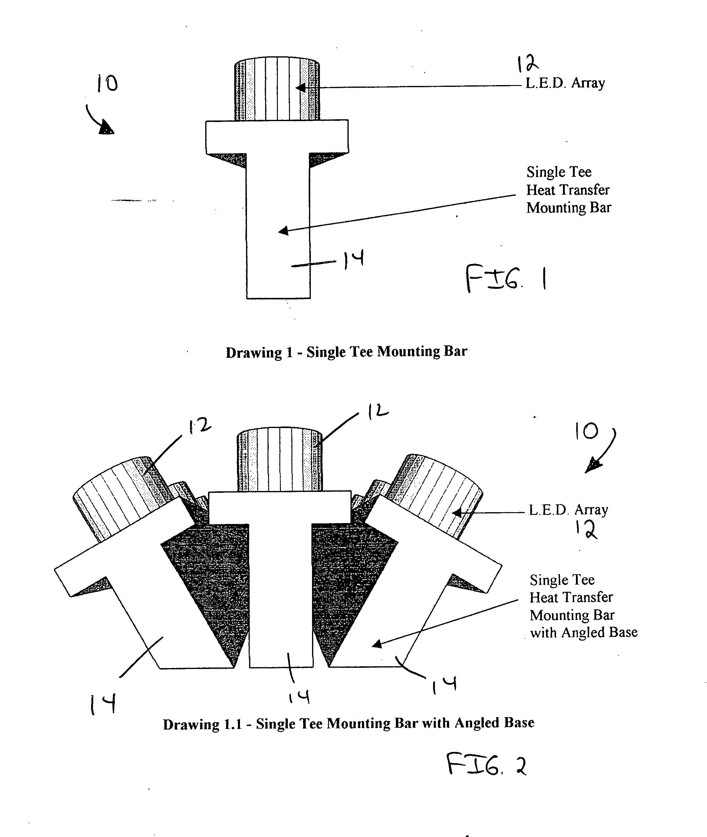 Light emitting diode (L.E.D.) lighting fixtures with emergency back-up and scotopic enhancement