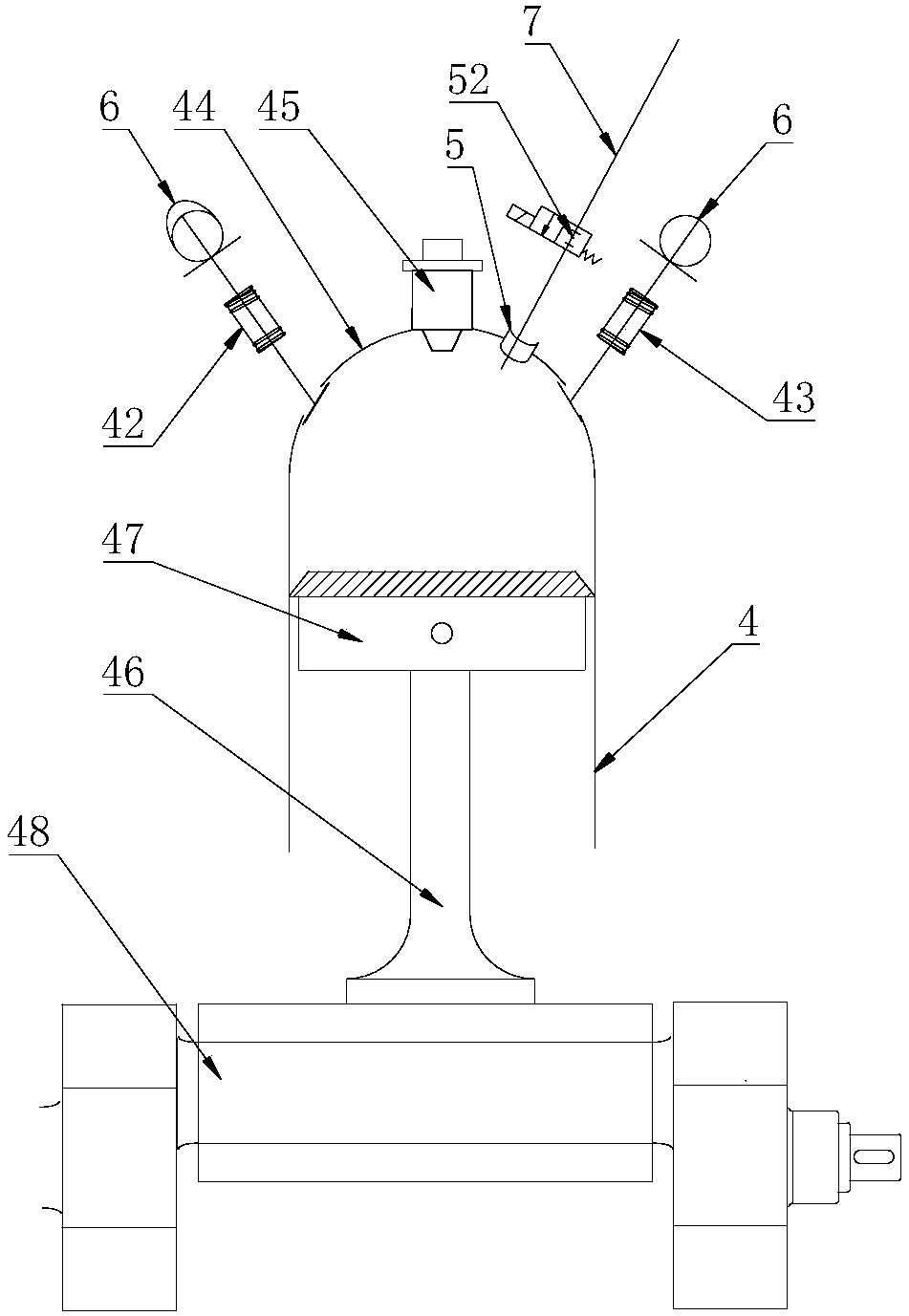 CNG engine single-cylinder self-inflating system and self-inflating method