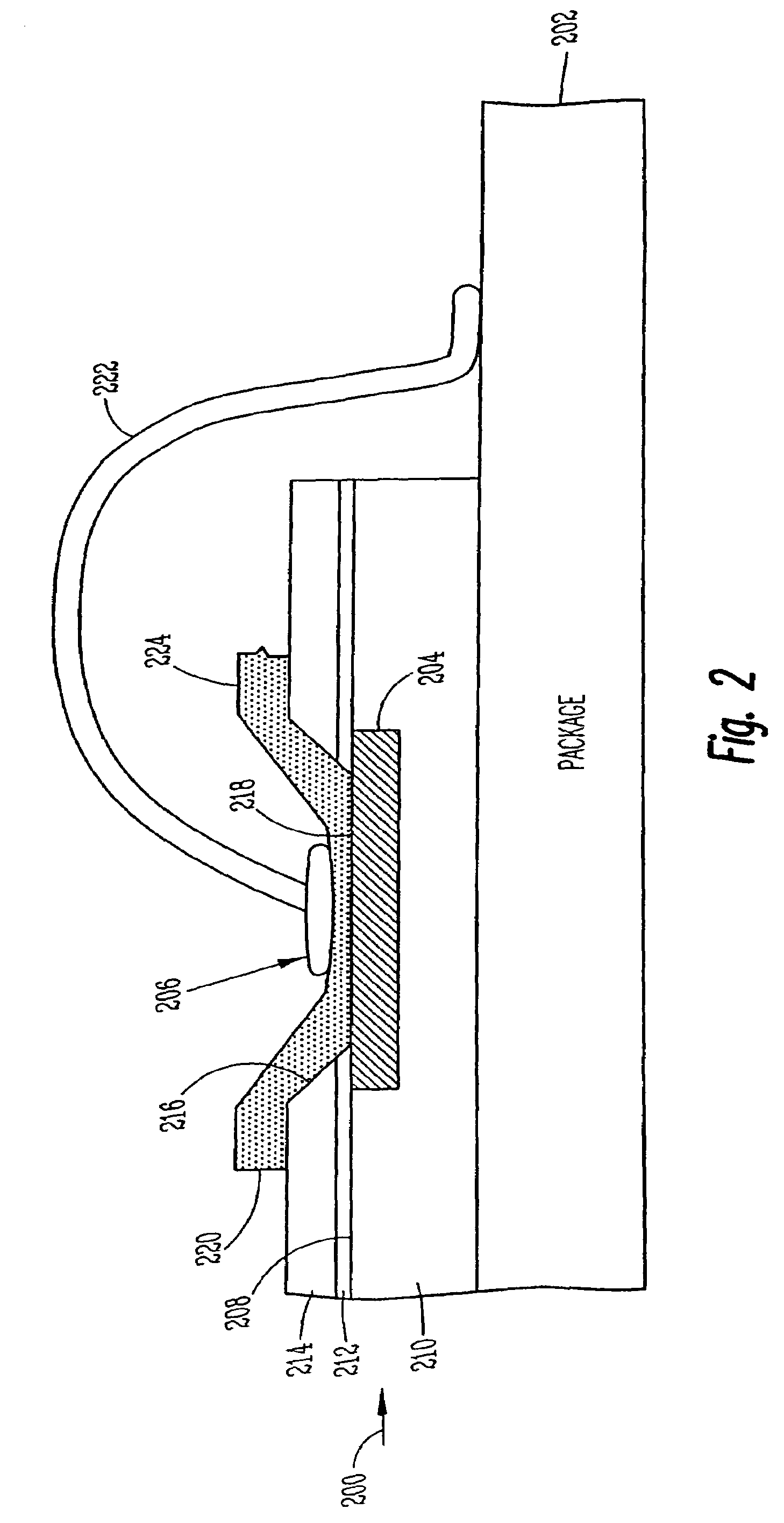Wirebond structure and method to connect to a microelectronic die