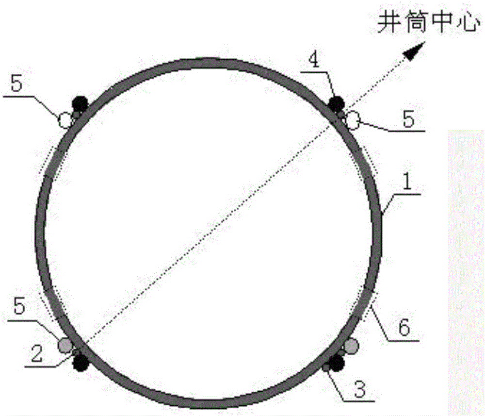 Distributed optical fiber for monitoring temperature, stress and deformation of frozen wall and embedding method of distributed optical fiber