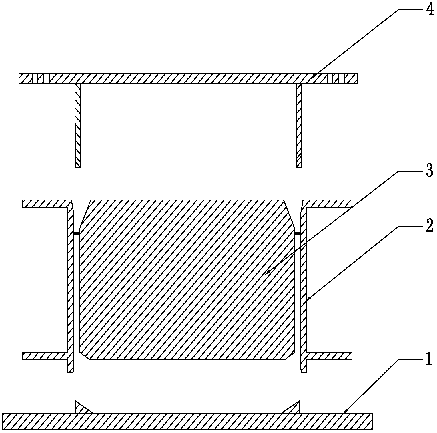 A method of making a cavity component using a mechanical mold system