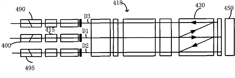 Polarized light interference type comb filter