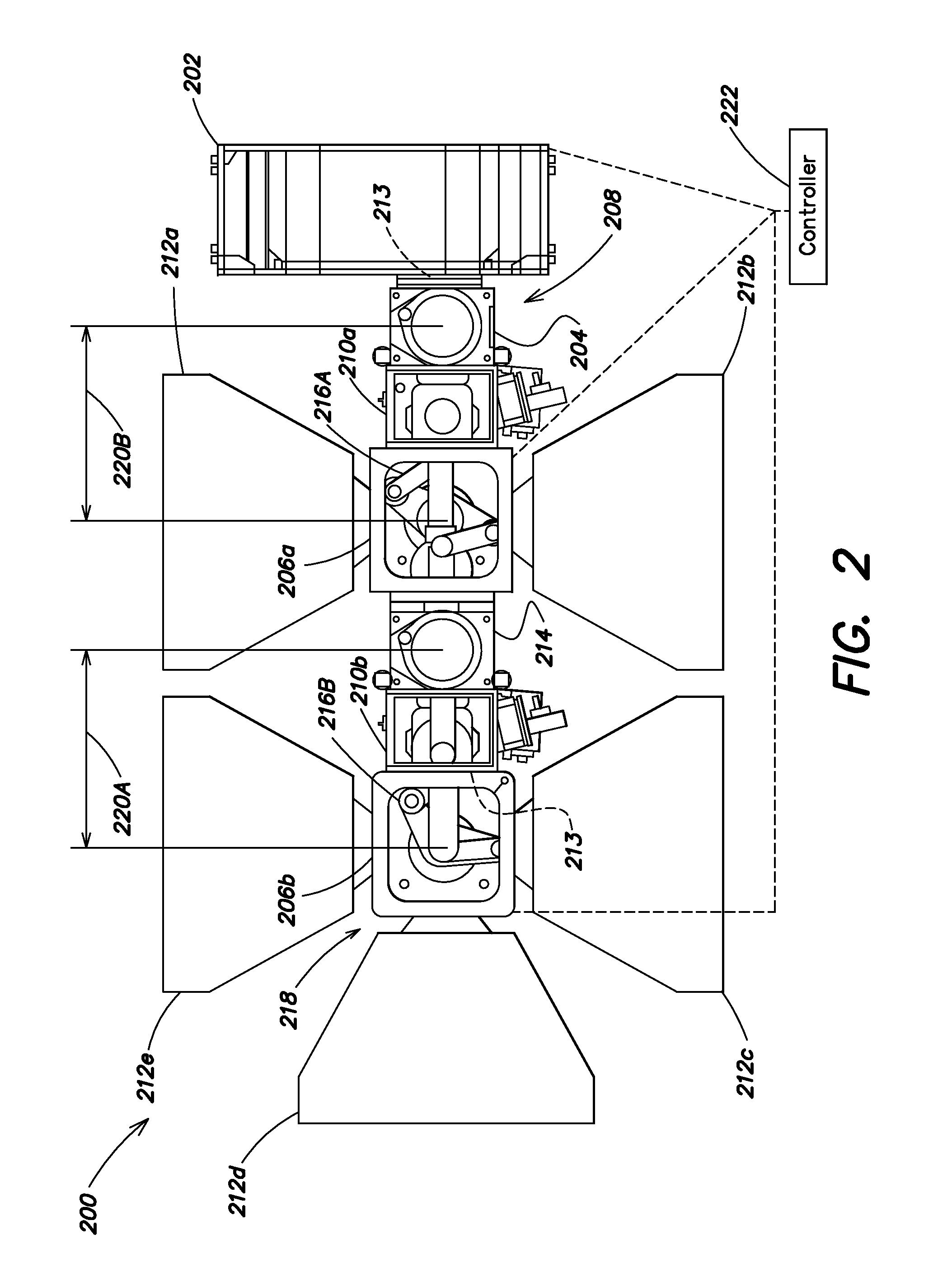 Methods and apparatus for extending the reach of a dual scara robot linkage