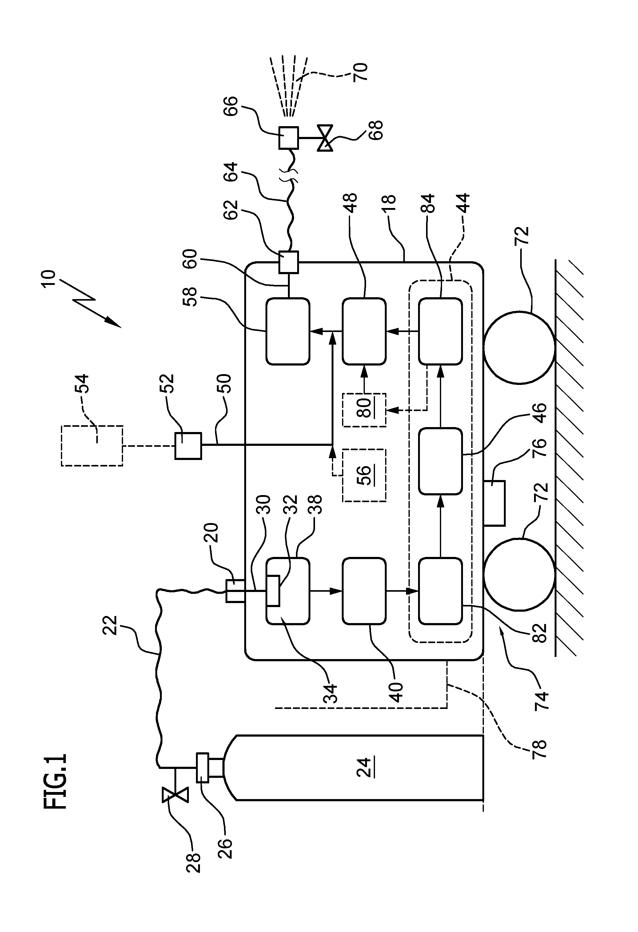 Apparatus for producing co2 pellets from co2 snow and cleaning device
