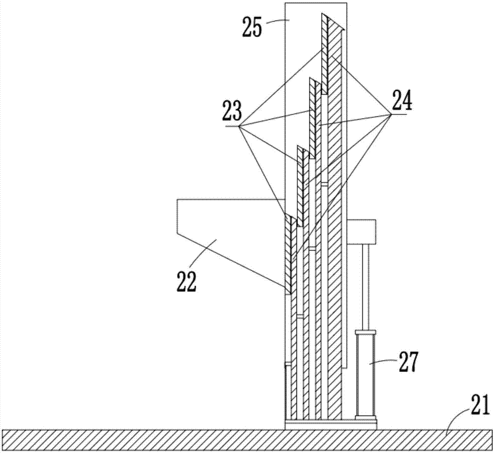Heat treatment device of rod-like material