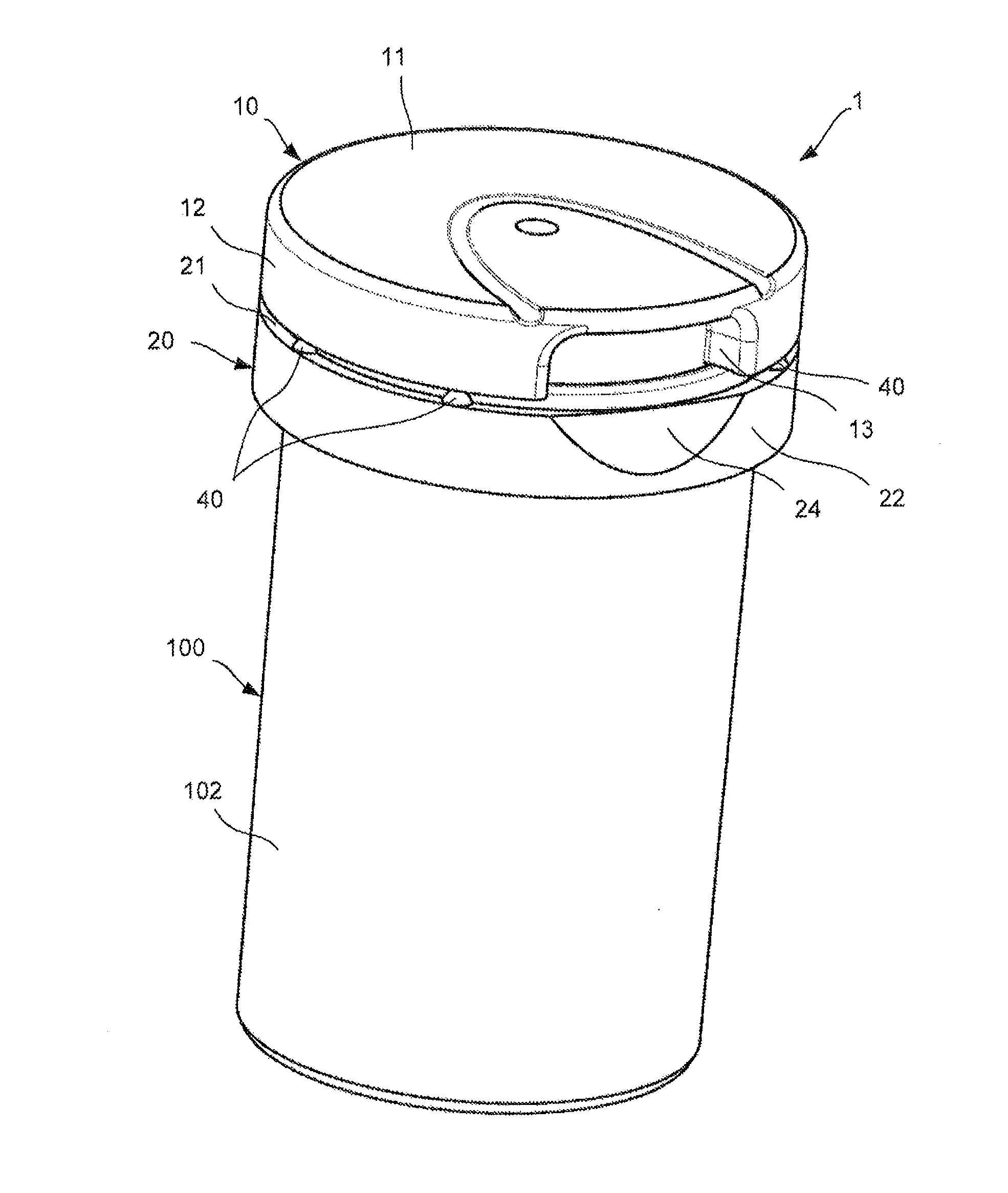 Cap for a container