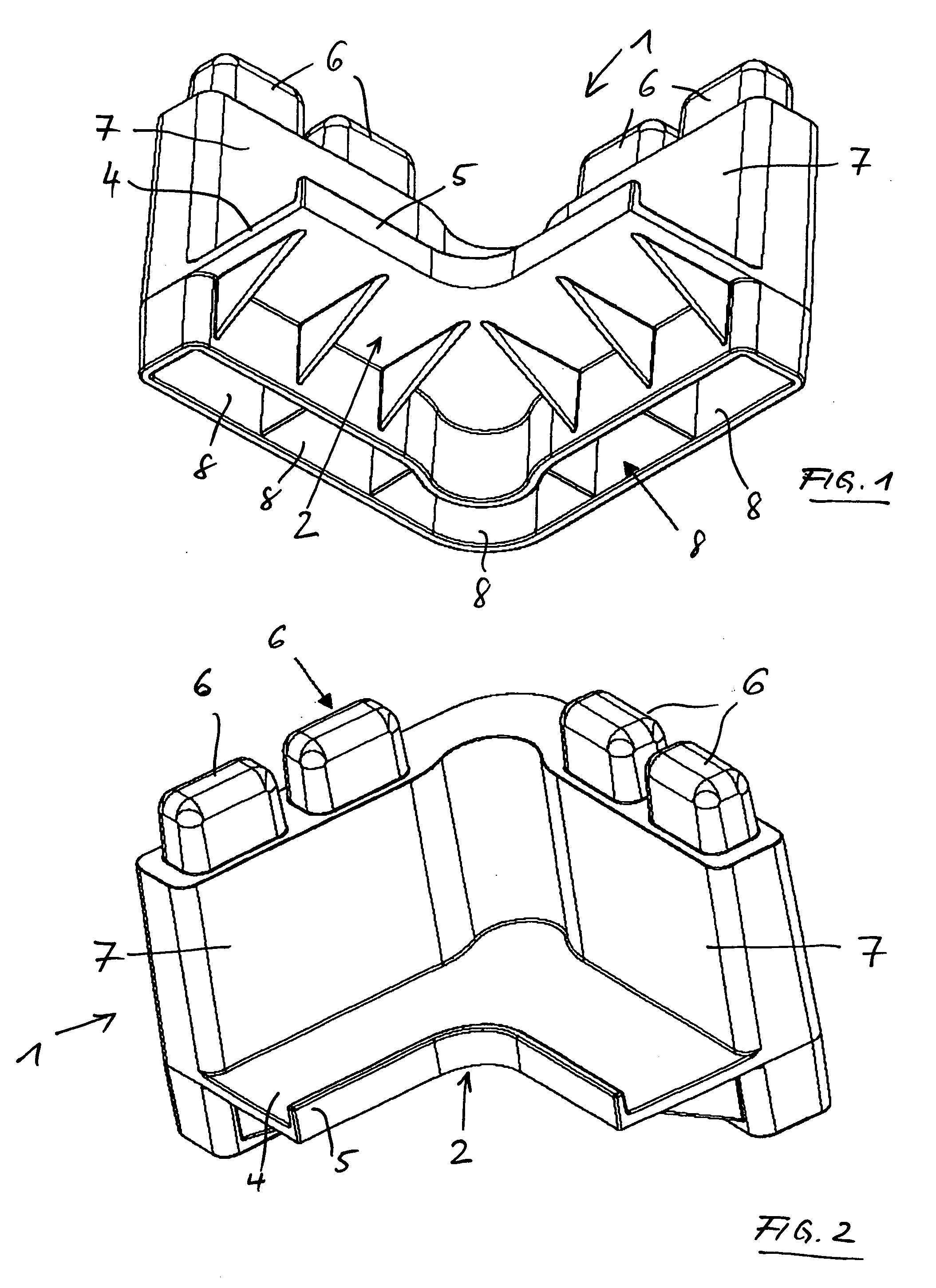 Modular plug-in apparatus and method for safe and secure storage of horizontally stacked photovoltaic modules during transport