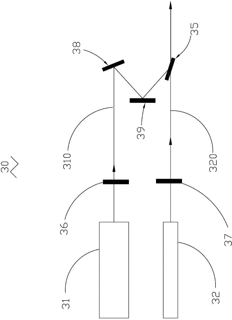 A laser beam combining system and a laser beam combining method