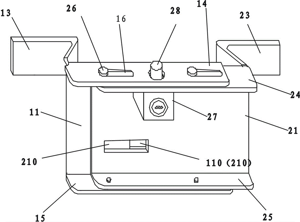 Equipment box door and upstream dual-power-circuit-breaker interlocking control mechanism