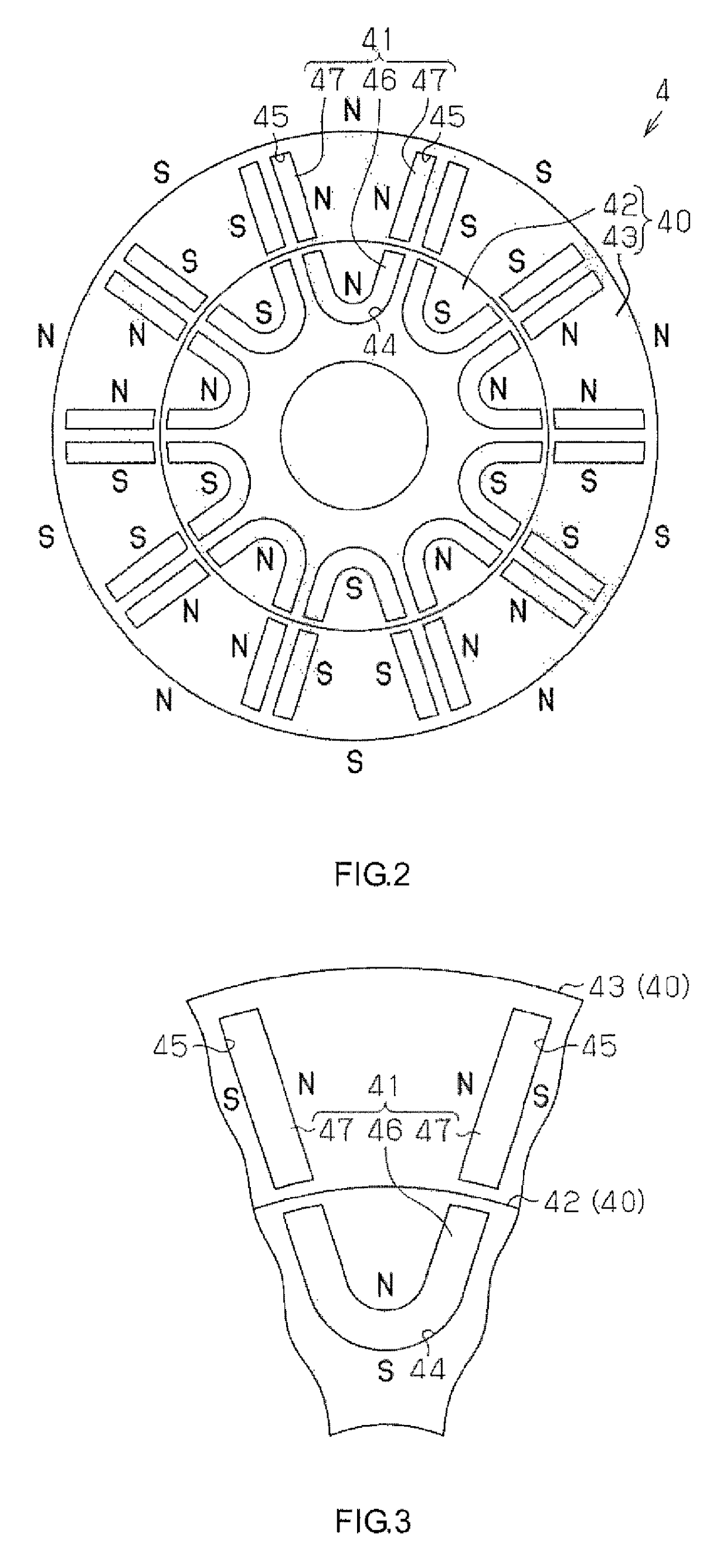Magnet embedded rotor and method of manufacturing the magnet embedded rotor