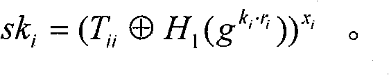 Multi-party secret handshaking method in short key environment