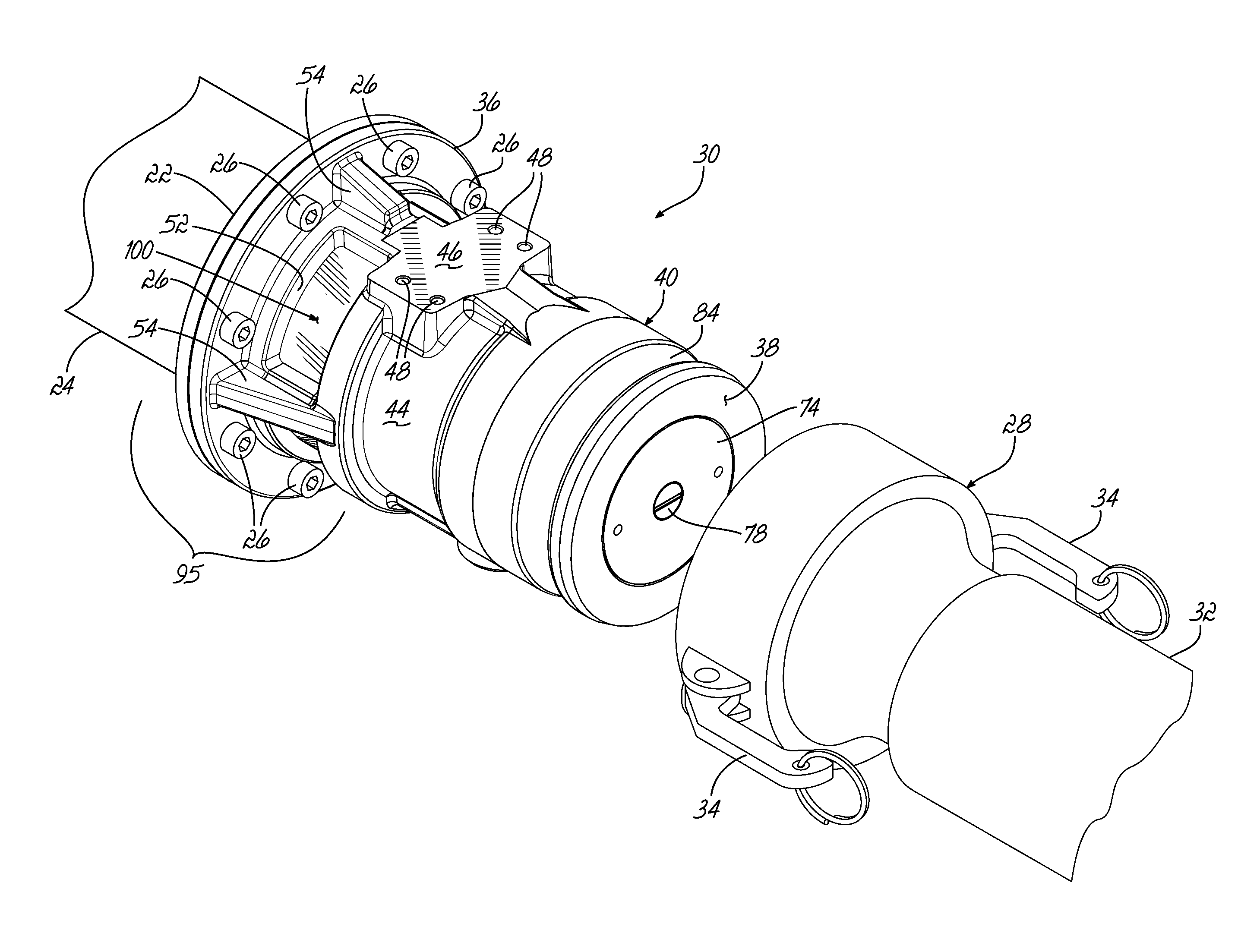 Poppet Valve Assembly With In-Line Sight Glass