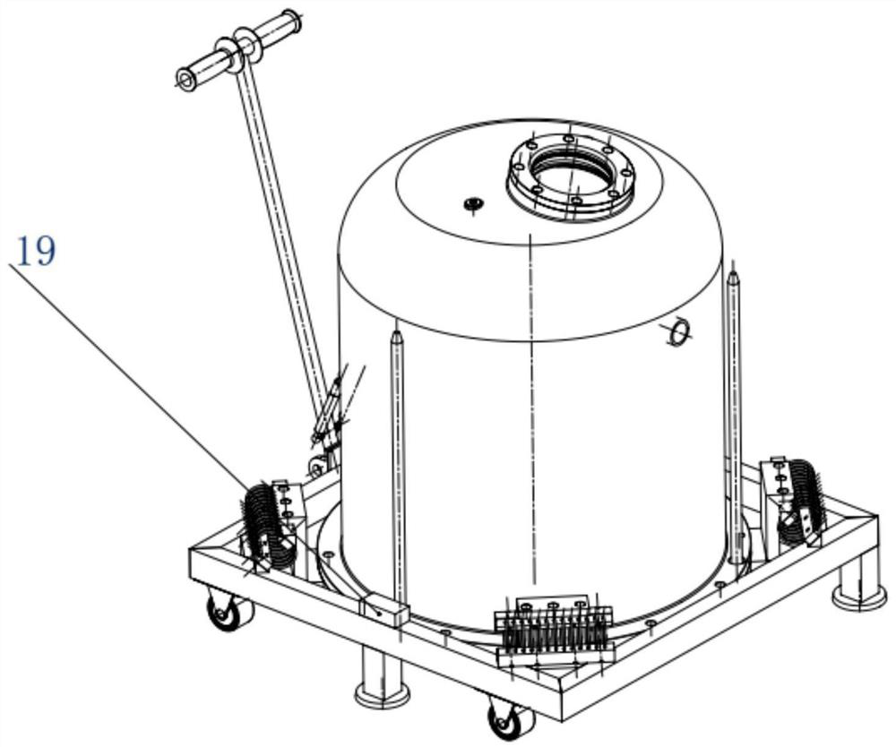 Transfer packaging box for long-distance highway transportation of nano satellites and precise instruments