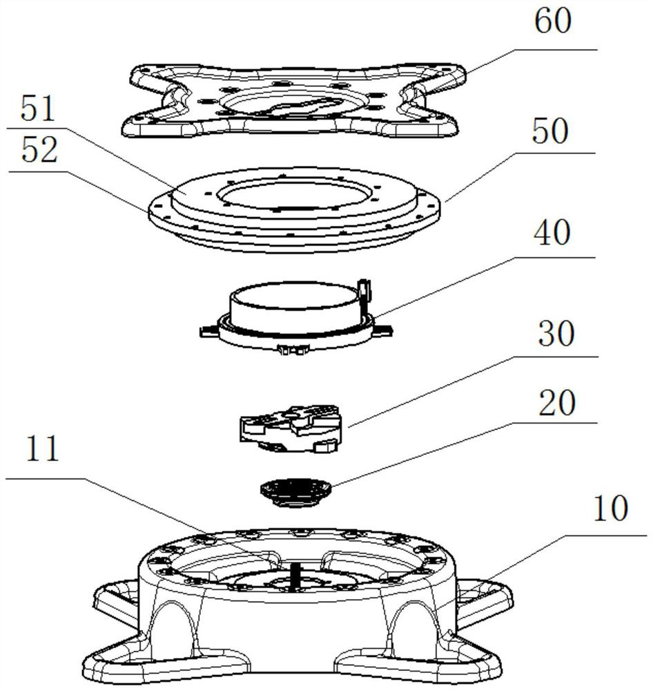 Universal seat rotating mechanism