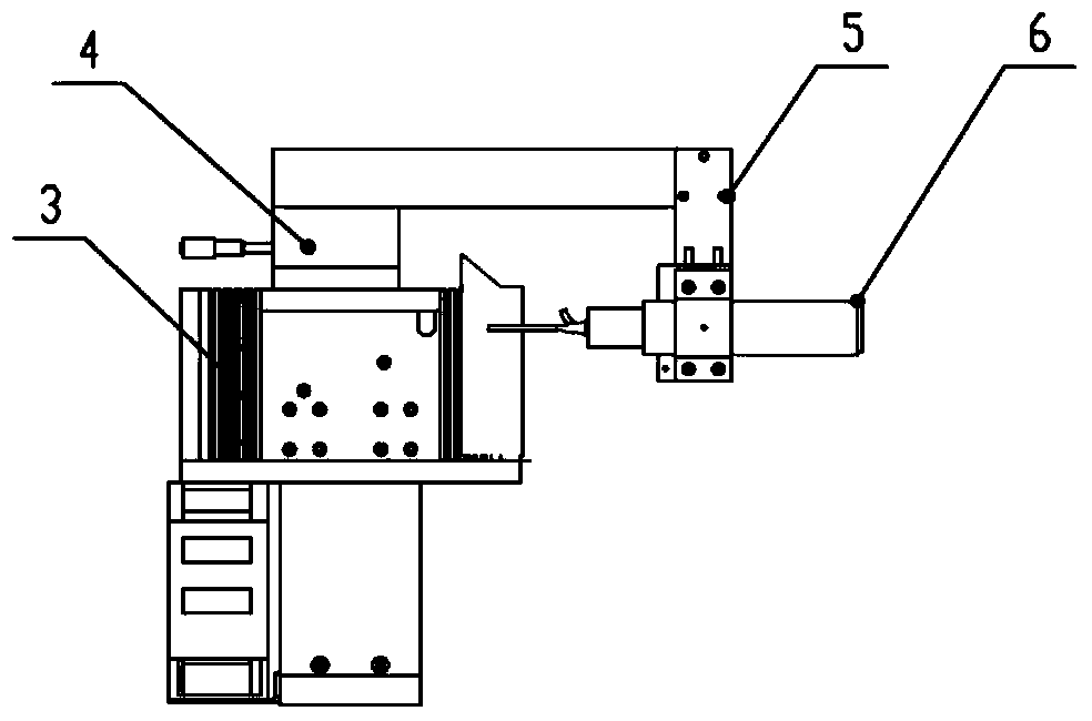Automatic control device for online removing of tiny burrs on working edge of valve element of servo valve