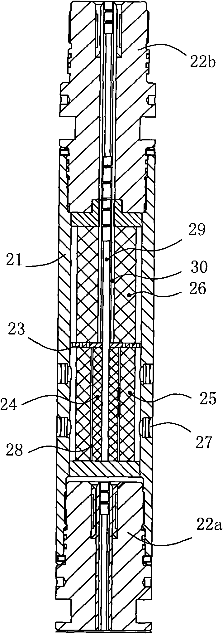 Dynamic seal pressing method and device for improving complex perforation pressing crack effect