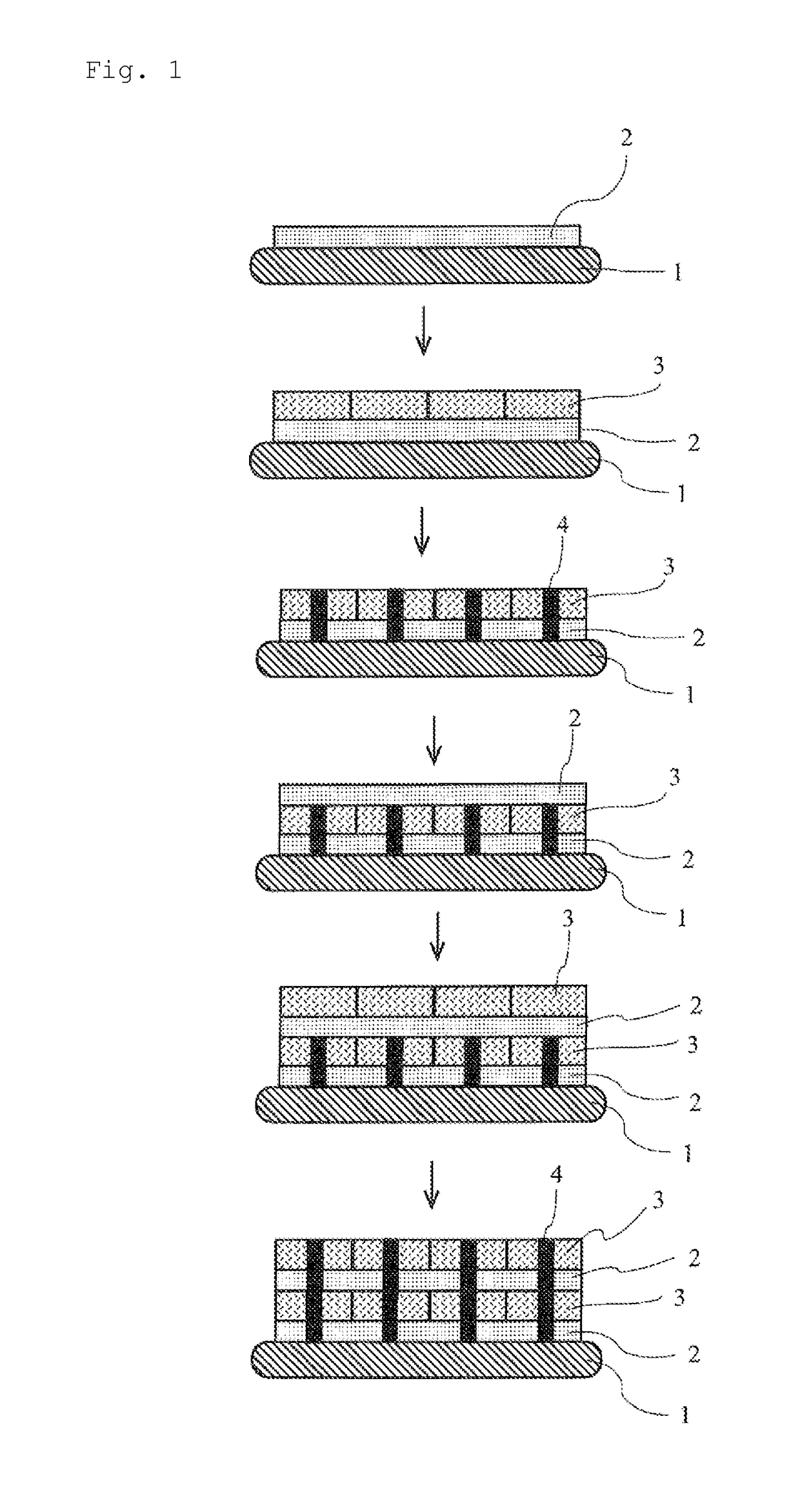 Adhesive agent composition for multilayer semiconductor