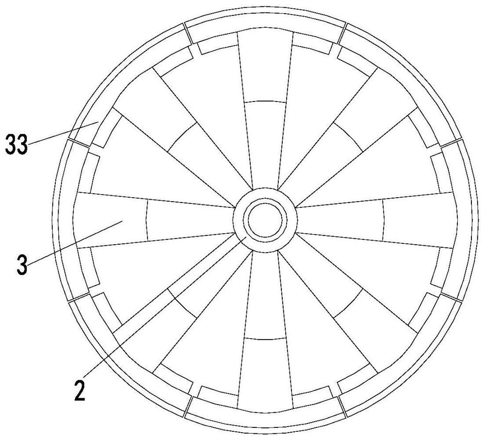 A vulcanization mold for rubber tire manufacturing