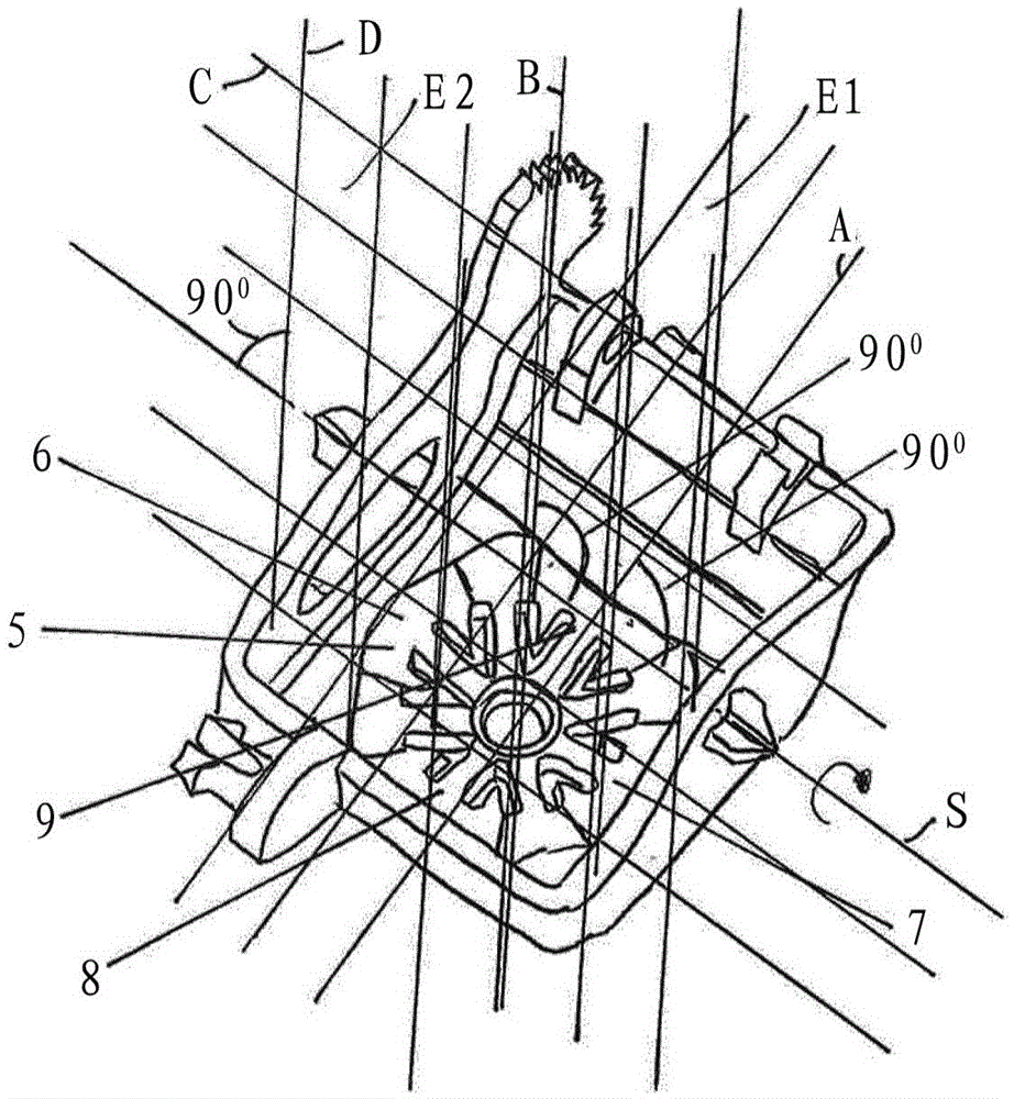 Belt retractor with a self-aligning sensor device sensitive to vehicle accelerations