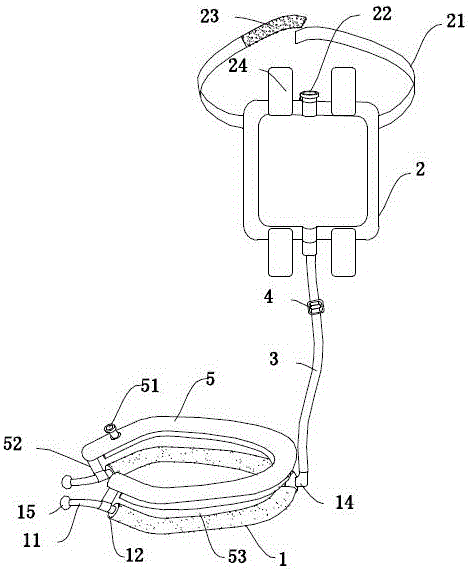 Cow limb and foot disinfection and local administration device