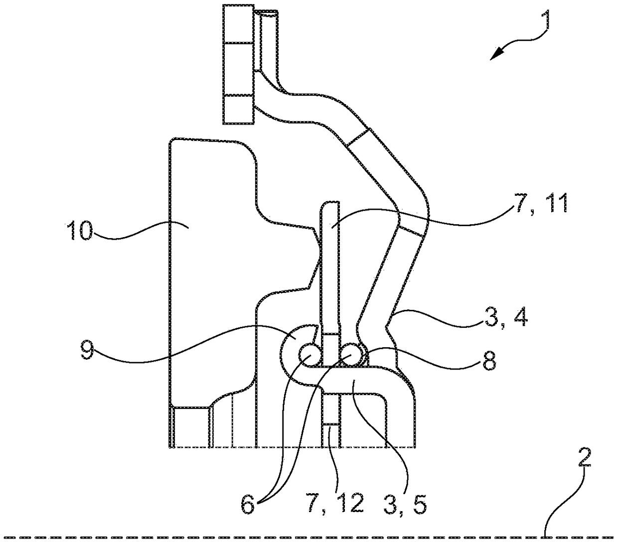 Cover assembly with axially pretensioned wire ring for a clutch and clutch with such a cover assembly