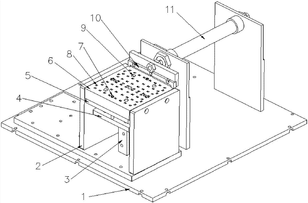 A kind of magnet dismantling tooling used for the production of quartz crystal resonators