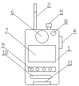 Positionable police public safety network interphone