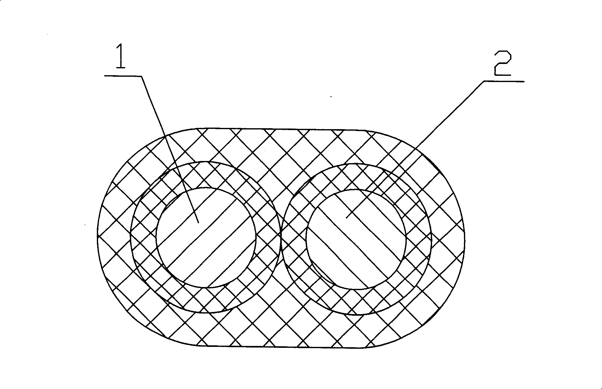 Preparation technique for cuprum peptide-cuprum nickel compensating conductor and alloy wire thereof