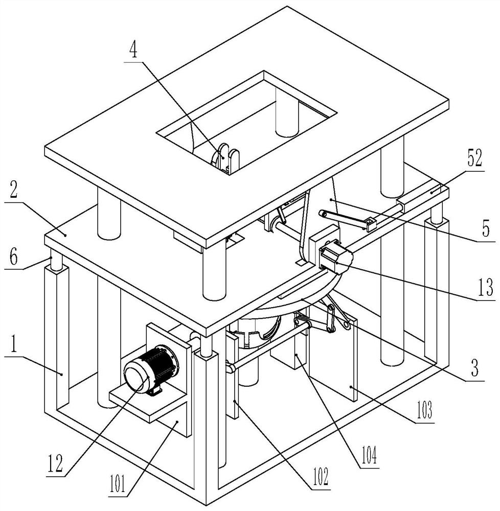 New energy automobile battery mounting equipment and detection system thereof