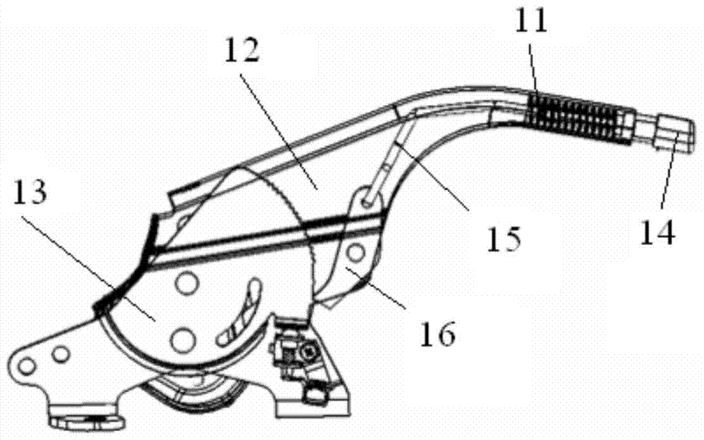 Parking joystick and car