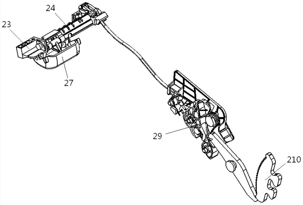 Parking joystick and car