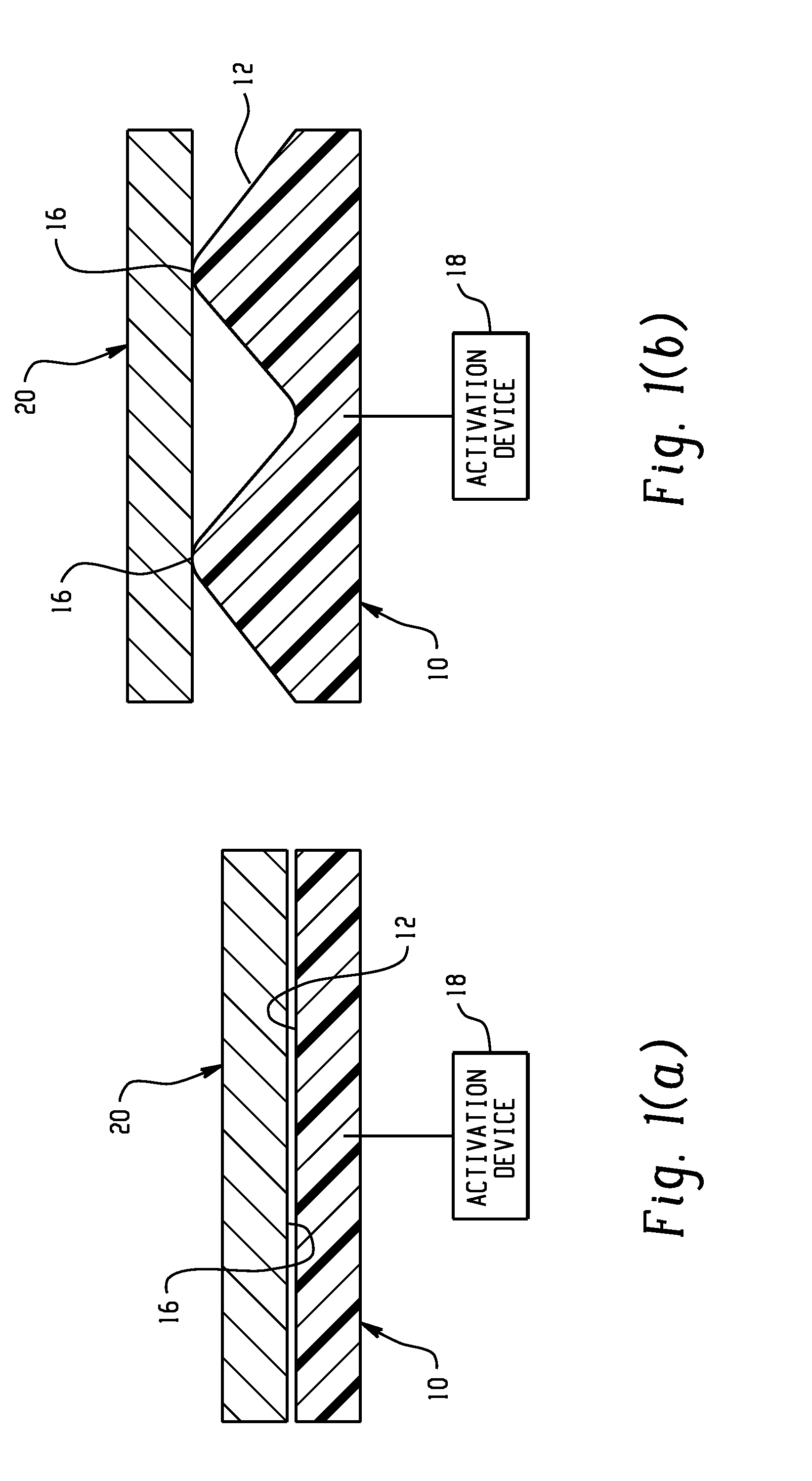 Active material based bodies for varying frictional force levels at the interface between two surfaces