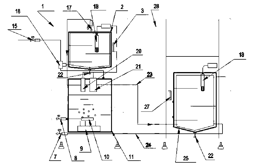 Analog flue gas mixing device based on high temperature humidity generator