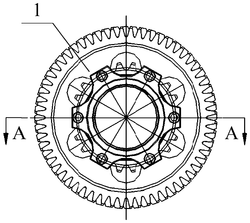 Assembly-type idle gear component