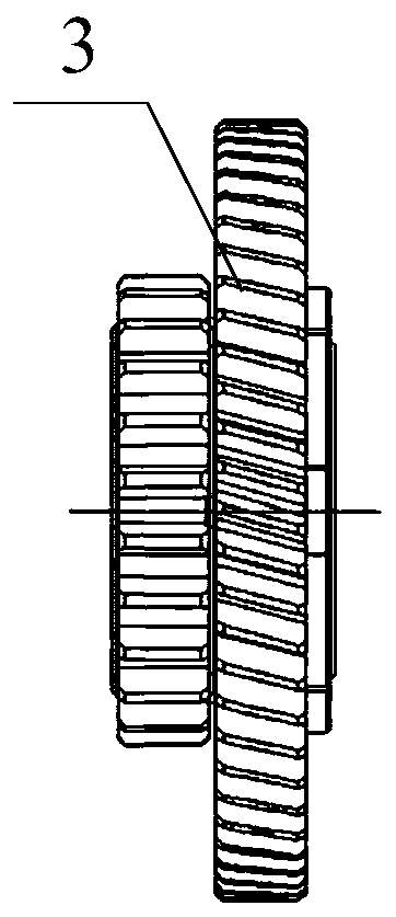 Assembly-type idle gear component